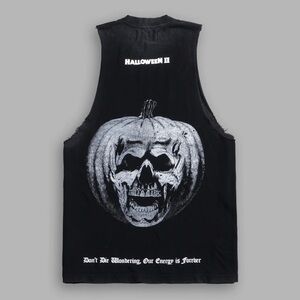 DEAD OF NIGHT "TOMMY" MUSCLE TEE IN BLACK